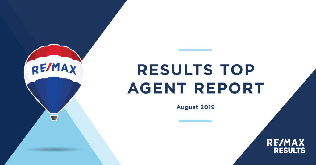 August 2019 - Results Top Agent Report